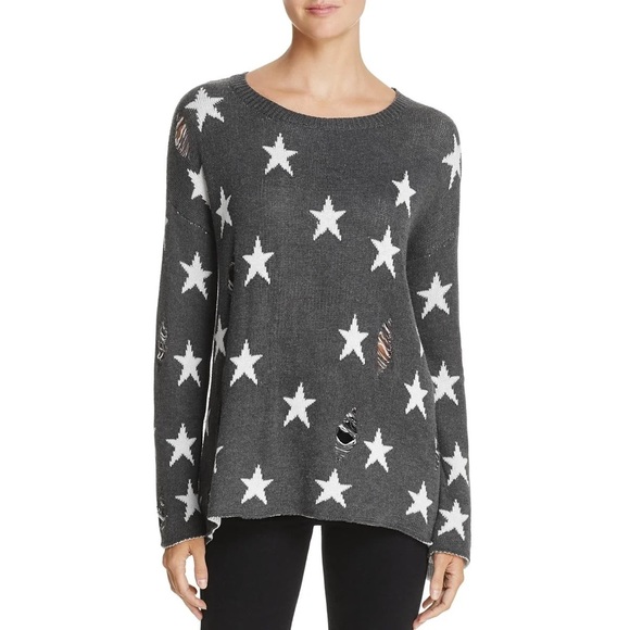 Vintage Havana Distressed Star Sweater 